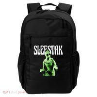 Retro Sleestak Reptilian Alien Graphic Backpack thumb 0