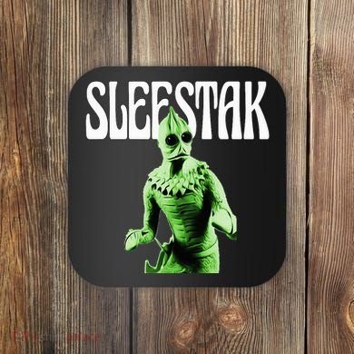 Retro Sleestak Reptilian Alien Graphic Coaster