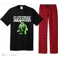 Retro Sleestak Reptilian Alien Graphic Pajama Set thumb 0