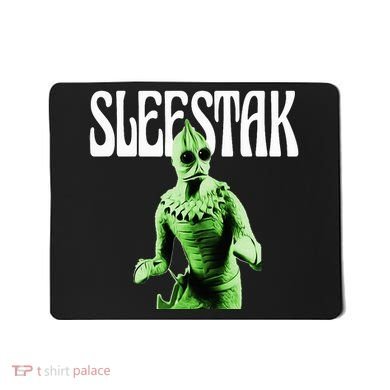 Retro Sleestak Reptilian Alien Graphic Mousepad