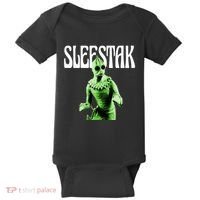 Retro Sleestak Reptilian Alien Graphic Baby Bodysuit thumb 0