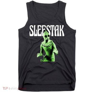 Retro Sleestak Reptilian Alien Graphic Tank Top