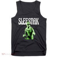 Retro Sleestak Reptilian Alien Graphic Tank Top thumb 0