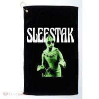 Retro Sleestak Reptilian Alien Graphic Golf Towel thumb 0