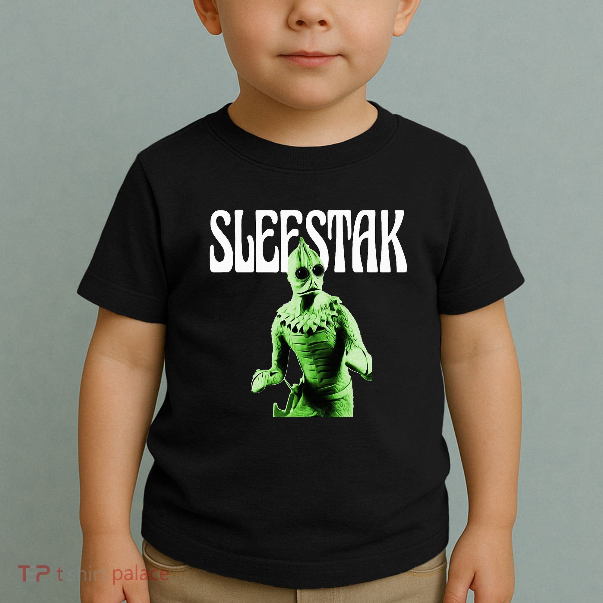 Retro Sleestak Reptilian Alien Graphic Toddler T-Shirt