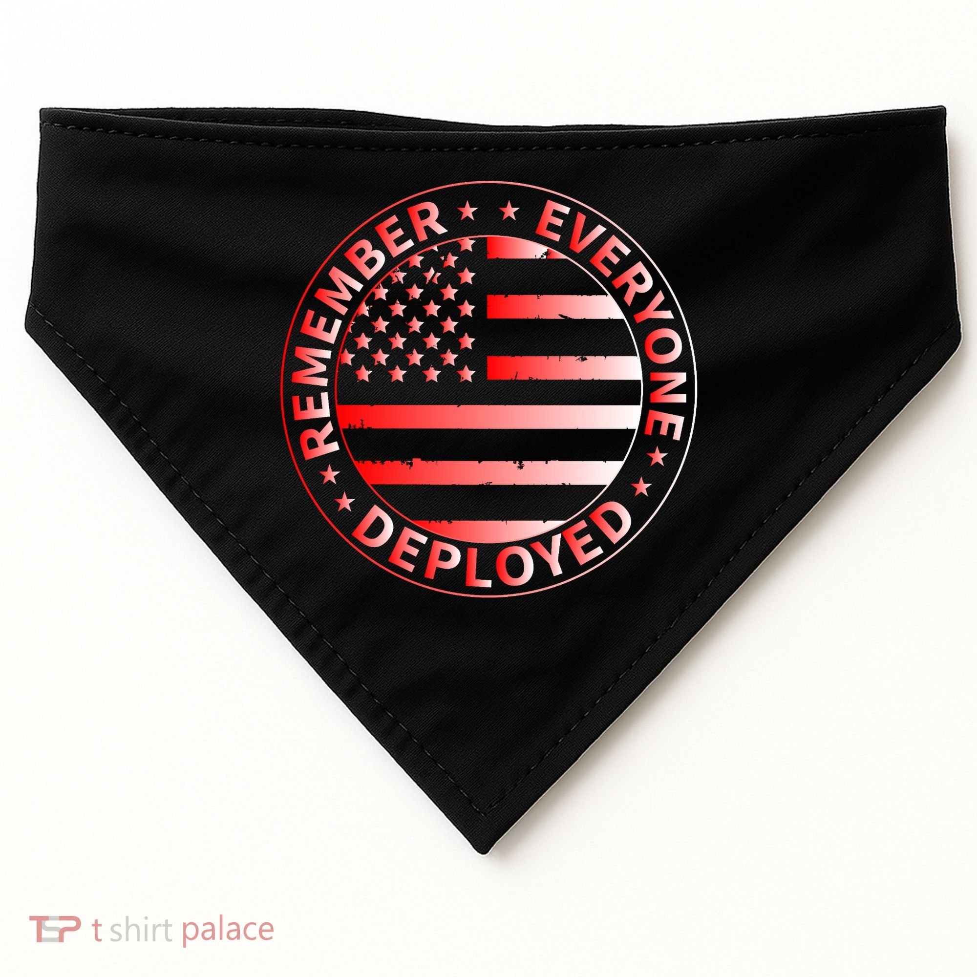 R.E.D. Soldiers Remember Everyone Deployed R.E.D. Friday USA-Made Doggie Bandana
