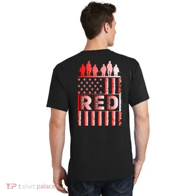 R.E.D. Soldiers Remember Everyone Deployed R.E.D. Friday T-Shirt back