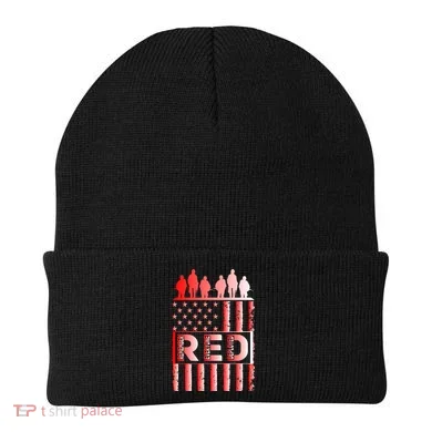 R.E.D. Soldiers Remember Everyone Deployed R.E.D. Friday Beanie back
