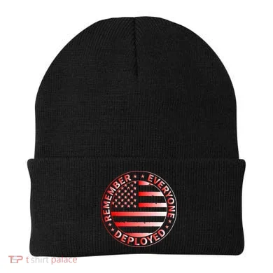 R.E.D. Soldiers Remember Everyone Deployed R.E.D. Friday Beanie