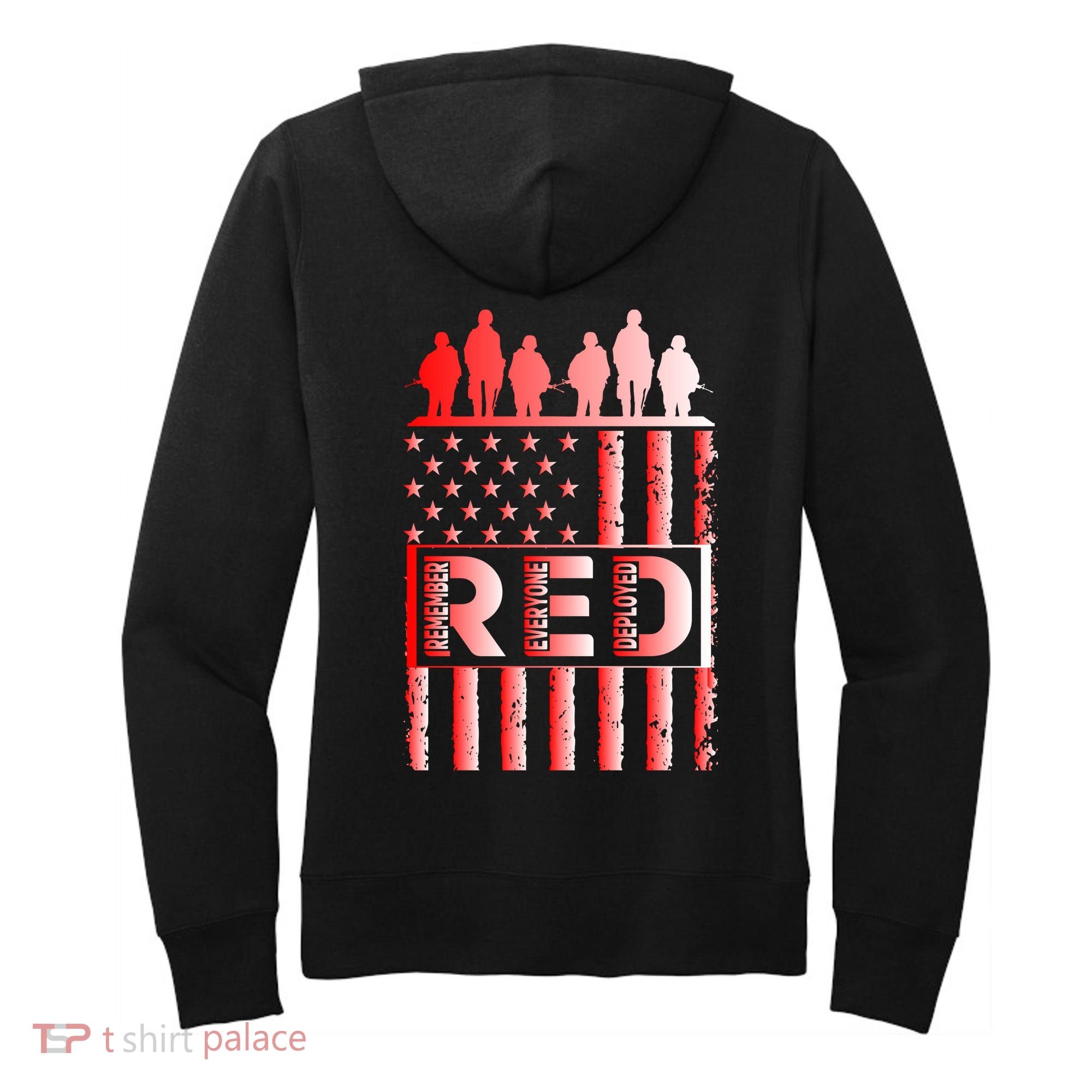 R.E.D. Soldiers Remember Everyone Deployed R.E.D. Friday Women's Hoodie