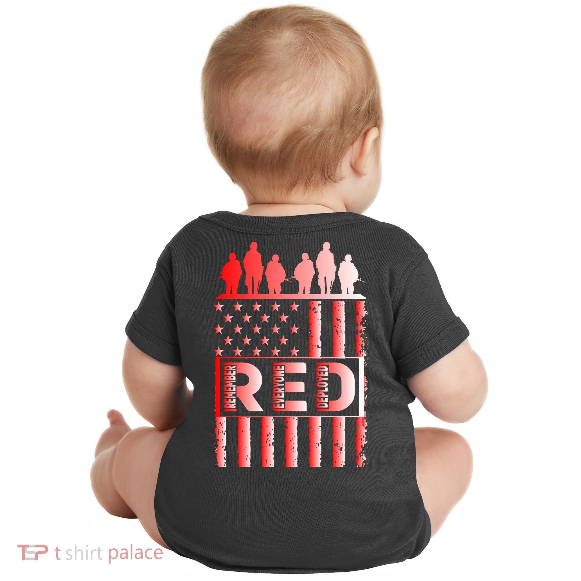 R.E.D. Soldiers Remember Everyone Deployed R.E.D. Friday Baby Bodysuit
