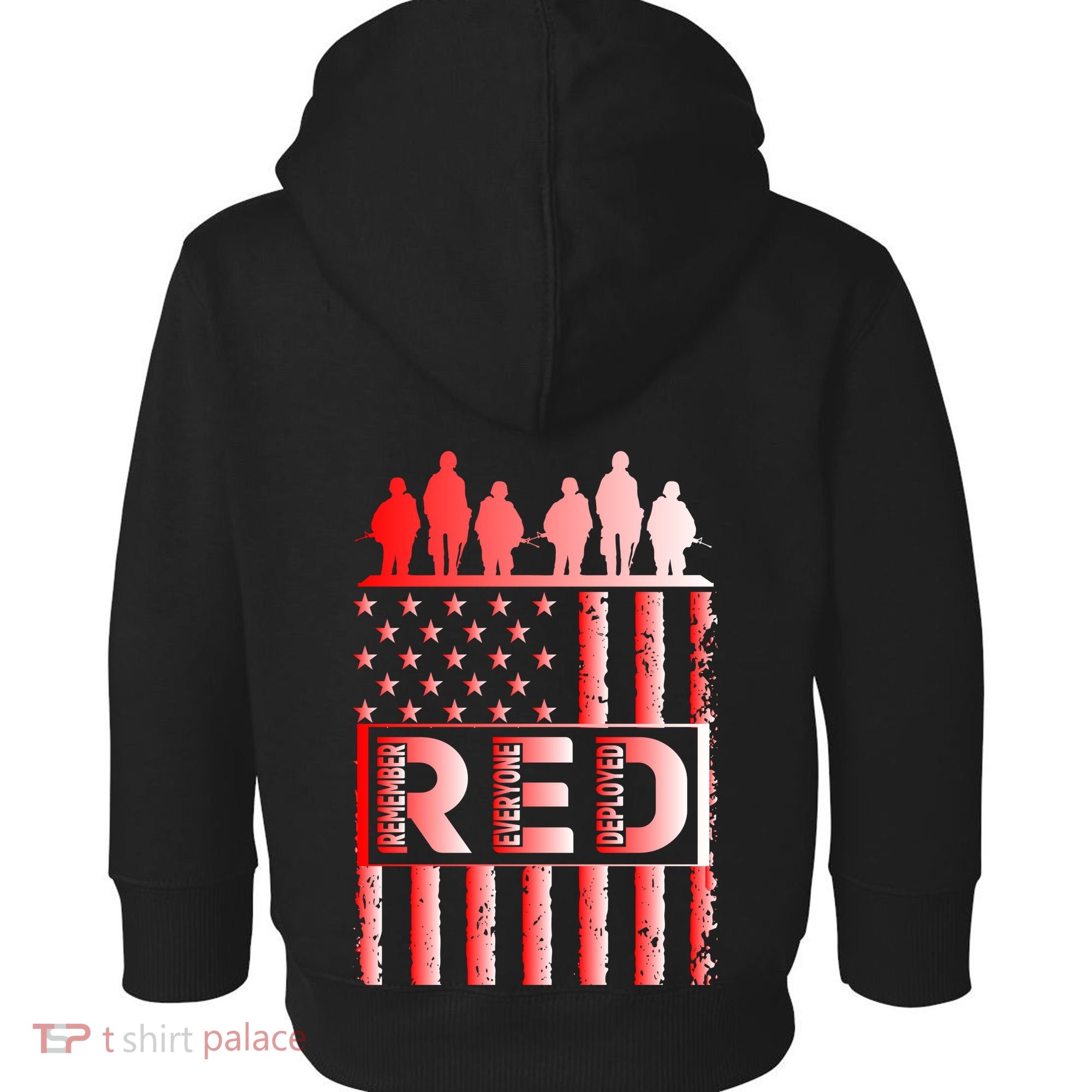 R.E.D. Soldiers Remember Everyone Deployed R.E.D. Friday Toddler Hoodie