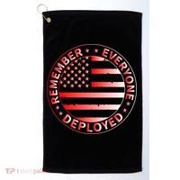 R.E.D. Soldiers Remember Everyone Deployed R.E.D. Friday Golf Towel thumb 0