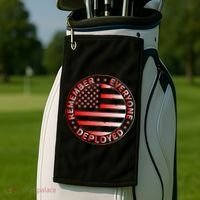 R.E.D. Soldiers Remember Everyone Deployed R.E.D. Friday Golf Towel thumb 2