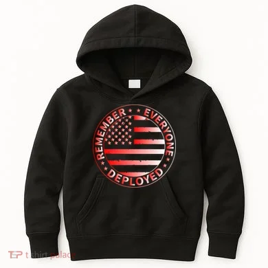 R.E.D. Soldiers Remember Everyone Deployed R.E.D. Friday Kids Hoodie