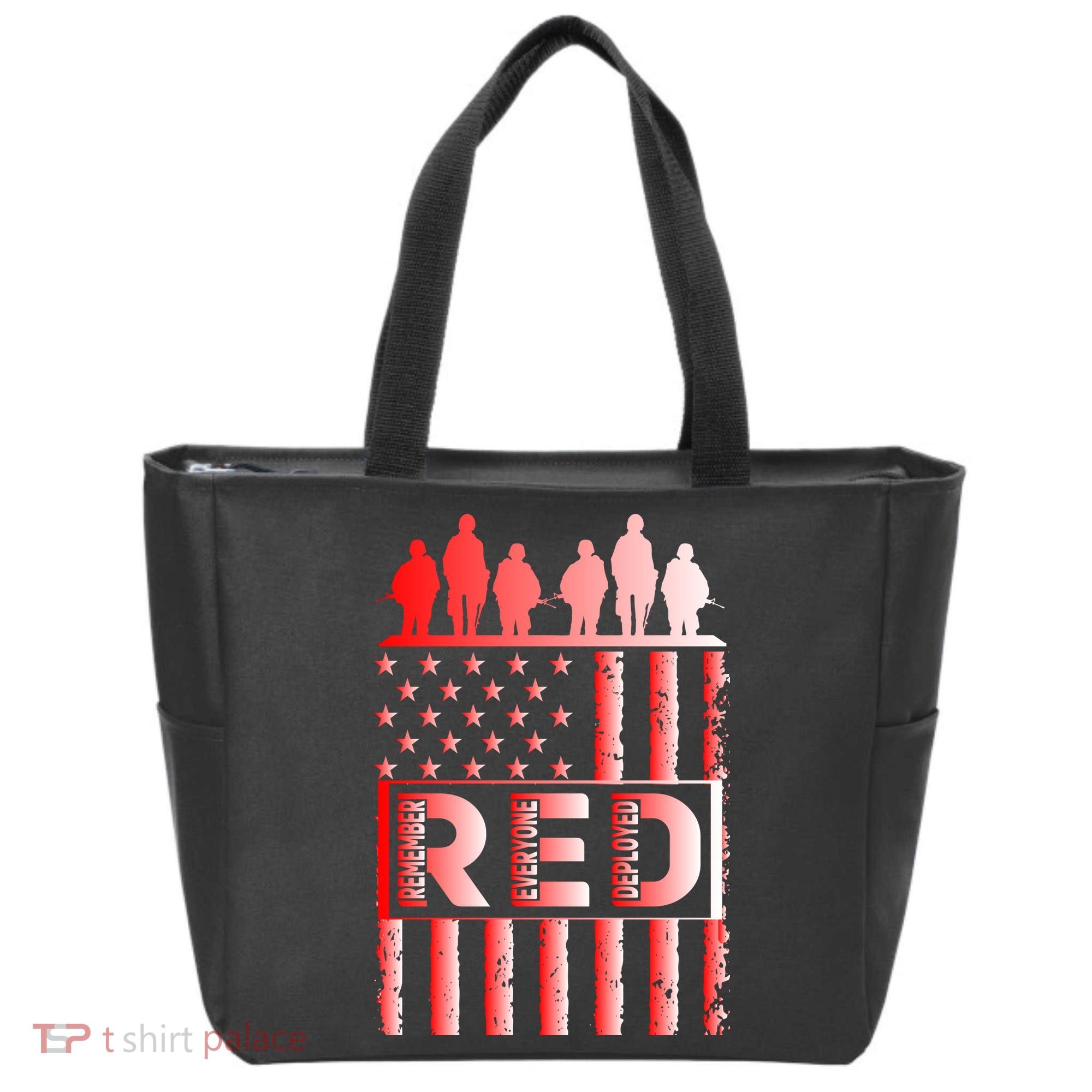 R.E.D. Soldiers Remember Everyone Deployed R.E.D. Friday Tote Bag