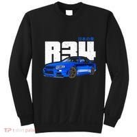 Retro Skyline R34 Jdm 90s Aesthetic Sweatshirt thumb 0