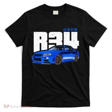 Retro Skyline R34 Jdm 90s Aesthetic T-Shirt