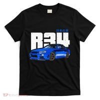 Retro Skyline R34 Jdm 90s Aesthetic T-Shirt thumb 0