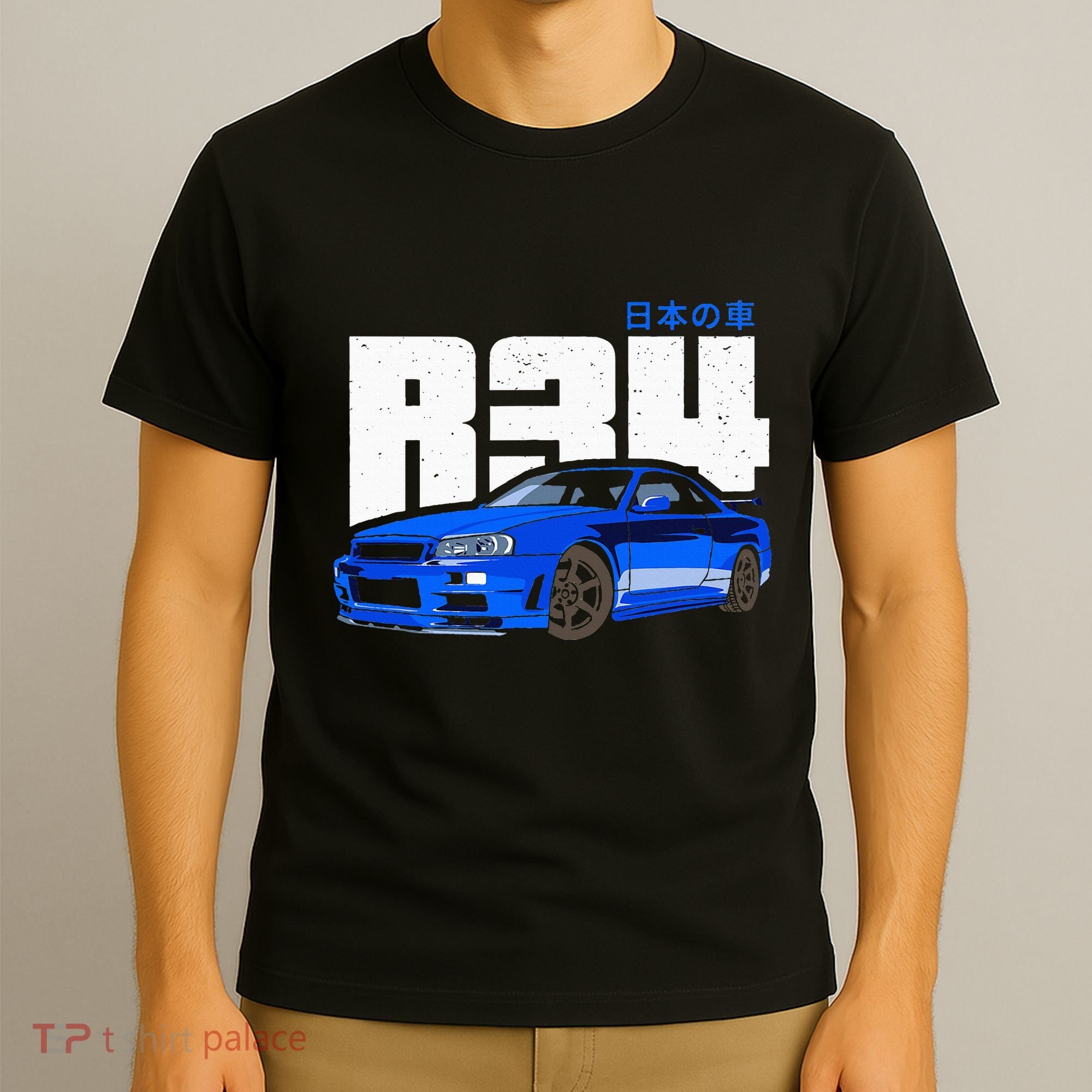 Retro Skyline R34 Jdm 90s Aesthetic T-Shirt