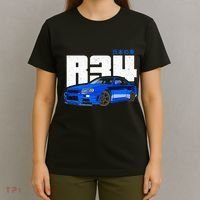 Retro Skyline R34 Jdm 90s Aesthetic T-Shirt thumb 4
