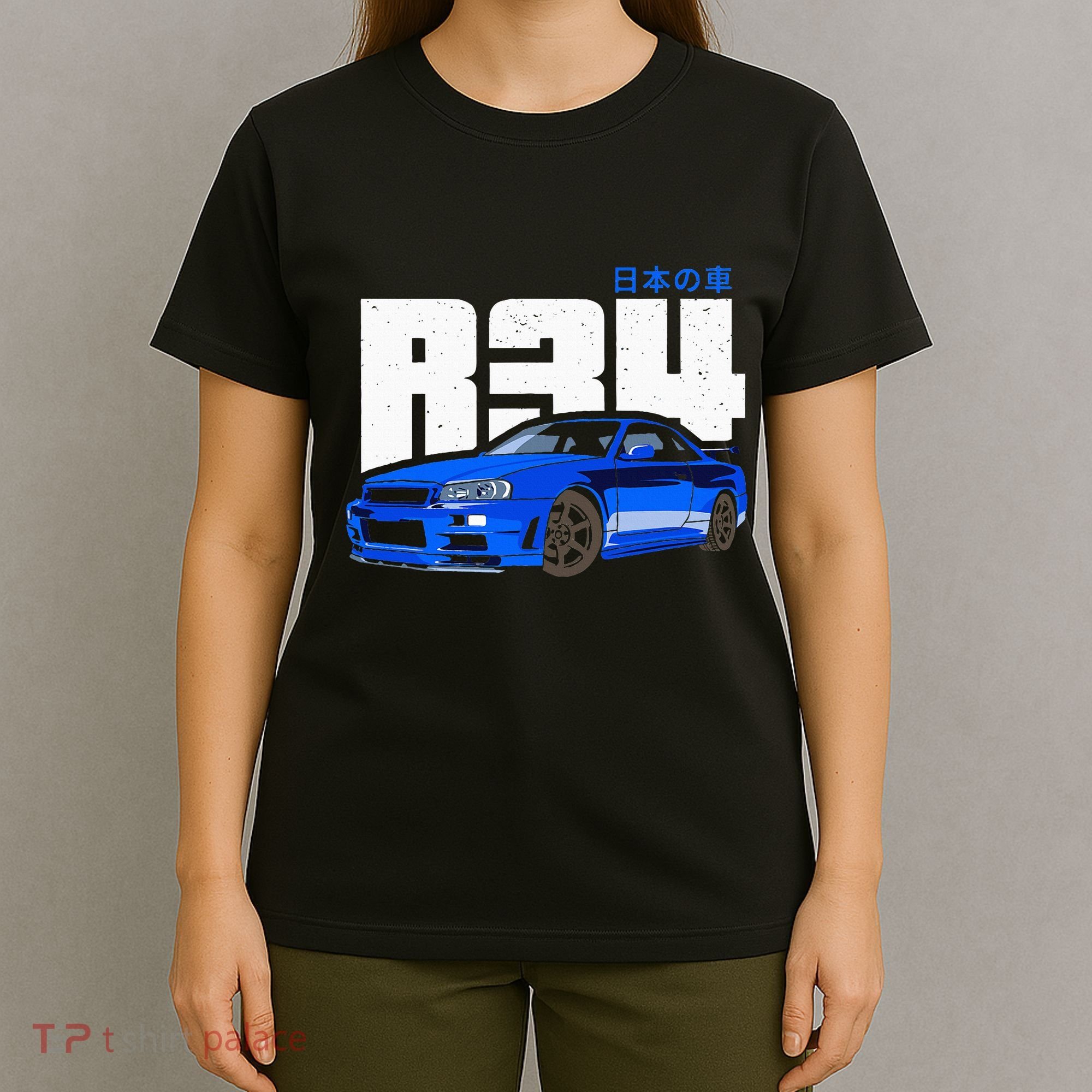 Retro Skyline R34 Jdm 90s Aesthetic T-Shirt