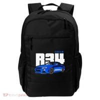 Retro Skyline R34 Jdm 90s Aesthetic Backpack thumb 0