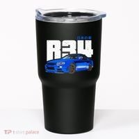 Retro Skyline R34 Jdm 90s Aesthetic Tumbler thumb 0