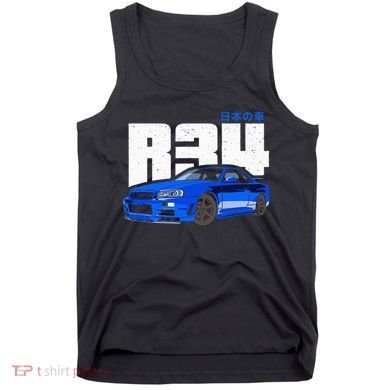 Retro Skyline R34 Jdm 90s Aesthetic Tank Top