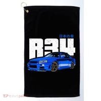 Retro Skyline R34 Jdm 90s Aesthetic Golf Towel thumb 0
