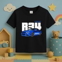 Retro Skyline R34 Jdm 90s Aesthetic Toddler T-Shirt thumb 3
