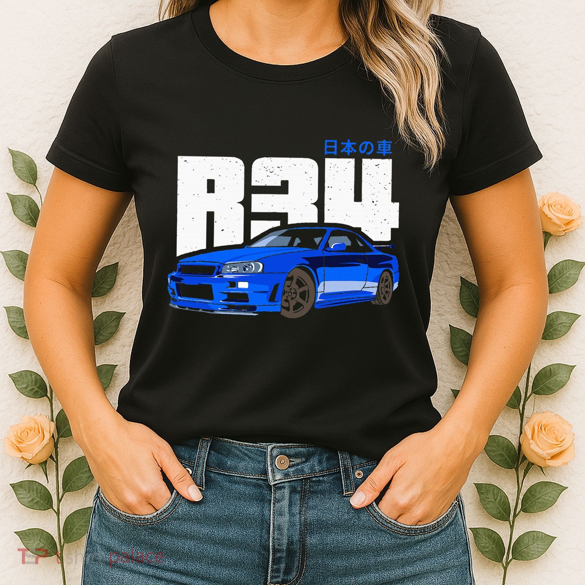 Retro Skyline R34 Jdm 90s Aesthetic Women's T-Shirt