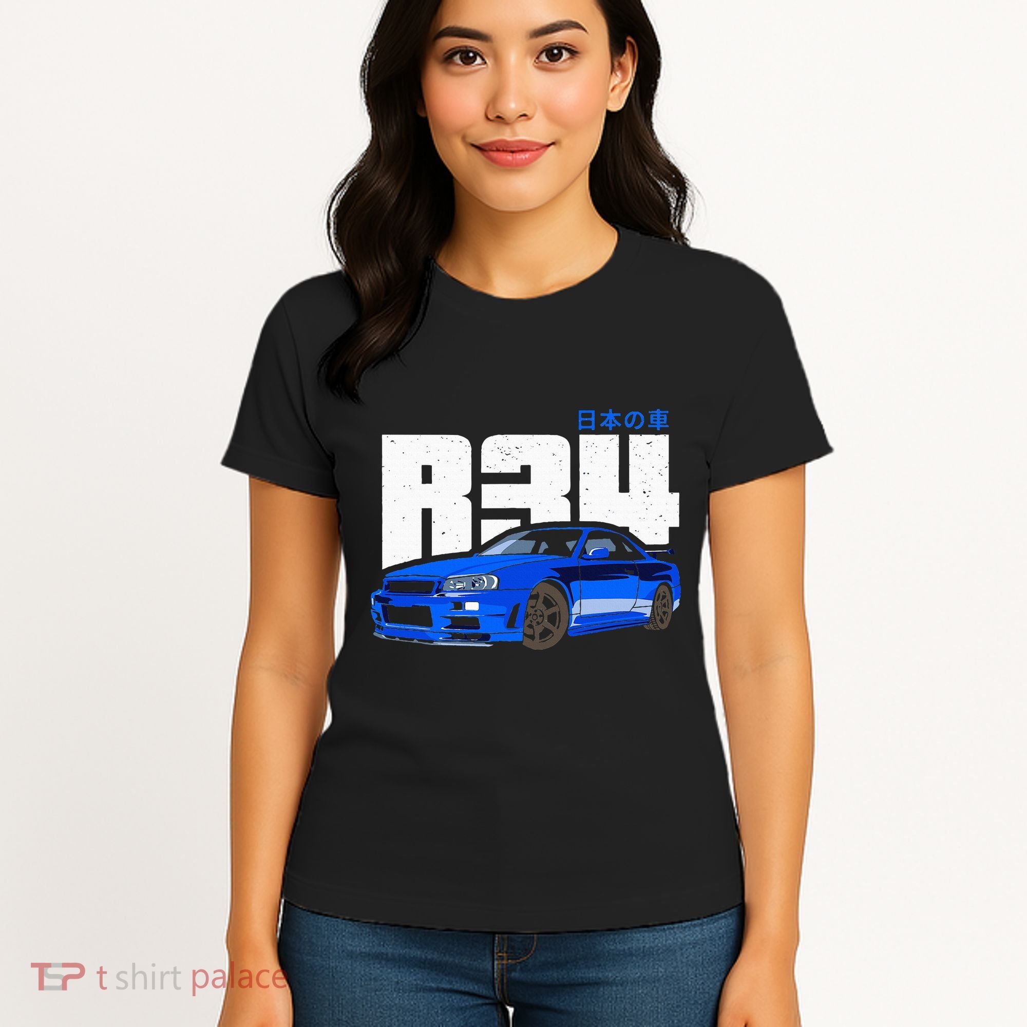 Retro Skyline R34 Jdm 90s Aesthetic Women's T-Shirt