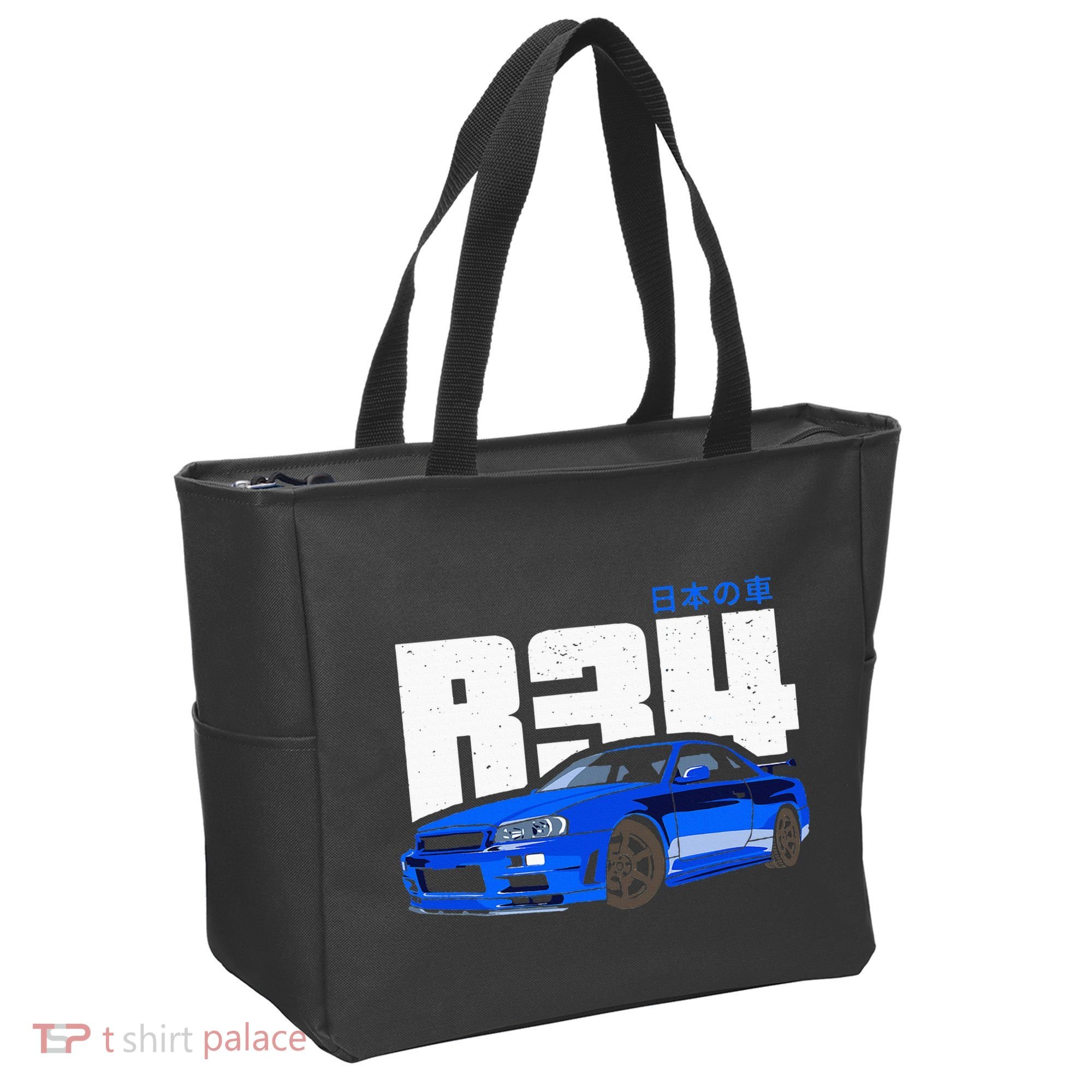 Retro Skyline R34 Jdm 90s Aesthetic Tote Bag