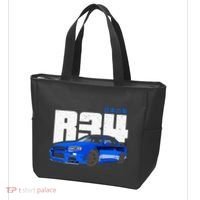 Retro Skyline R34 Jdm 90s Aesthetic Tote Bag thumb 3