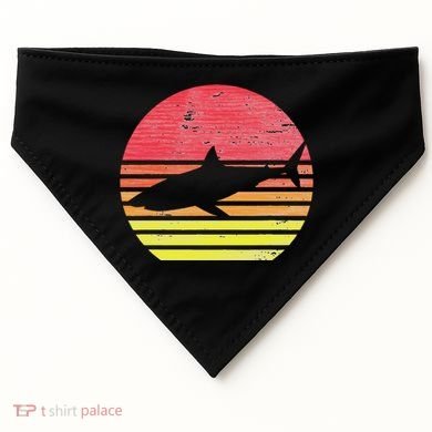 Retro Shark USA-Made Doggie Bandana