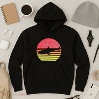 Retro Shark Hoodie thumb 3