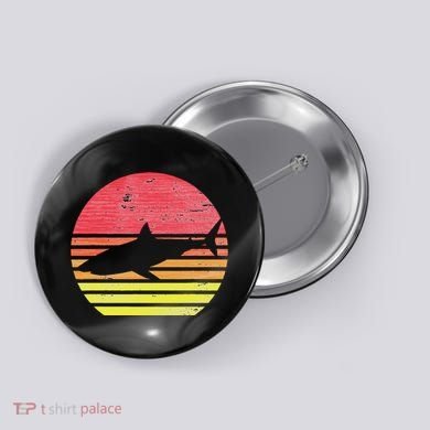 Retro Shark Button