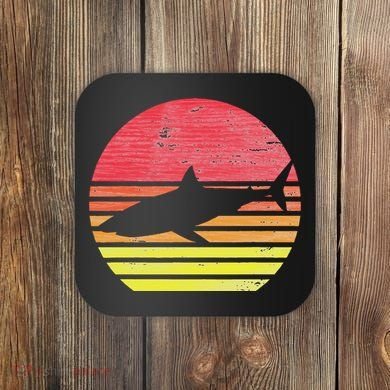 Retro Shark Coaster