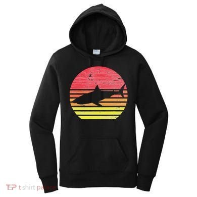 Retro Shark Women's Hoodie