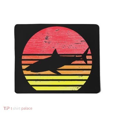 Retro Shark Mousepad