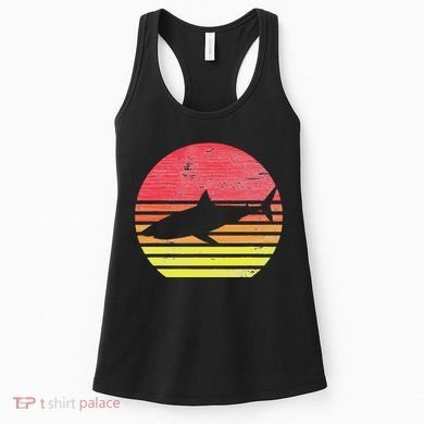 Retro Shark Women's Tank Top