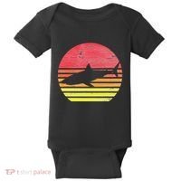 Retro Shark Baby Bodysuit thumb 0