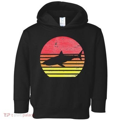 Retro Shark Toddler Hoodie