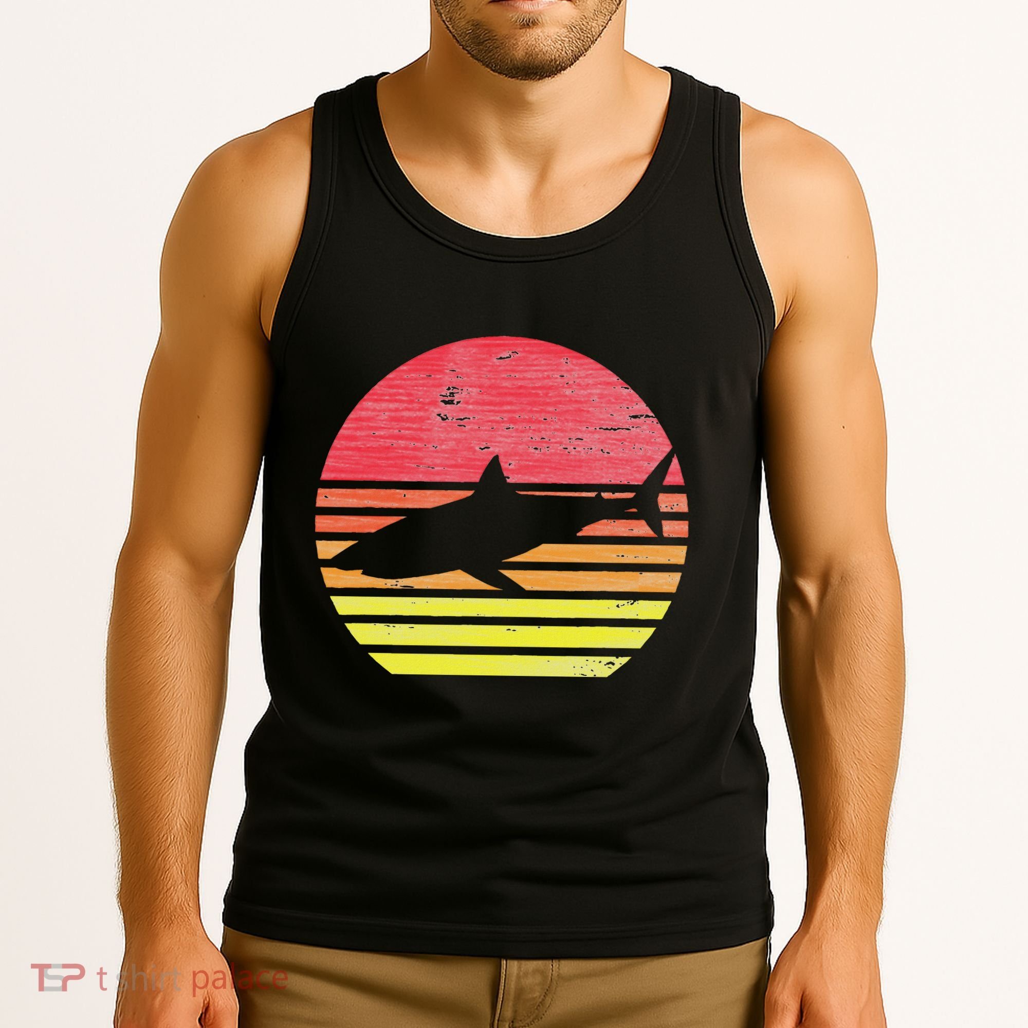 Retro Shark Tank Top