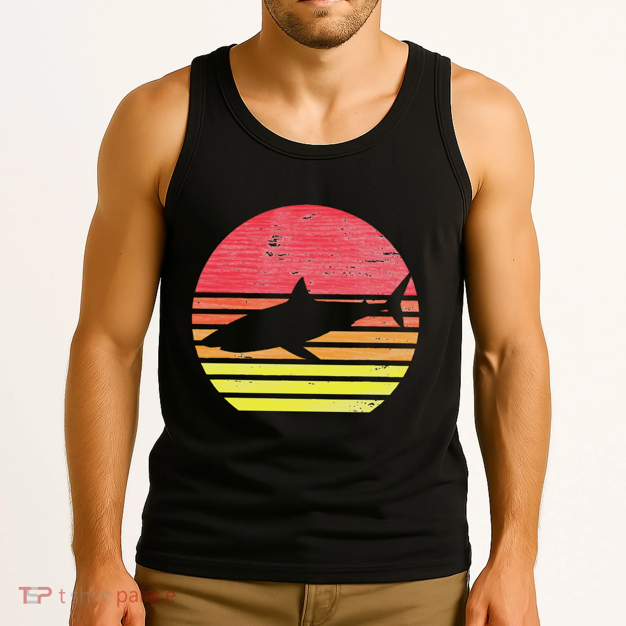 Retro Shark Tank Top
