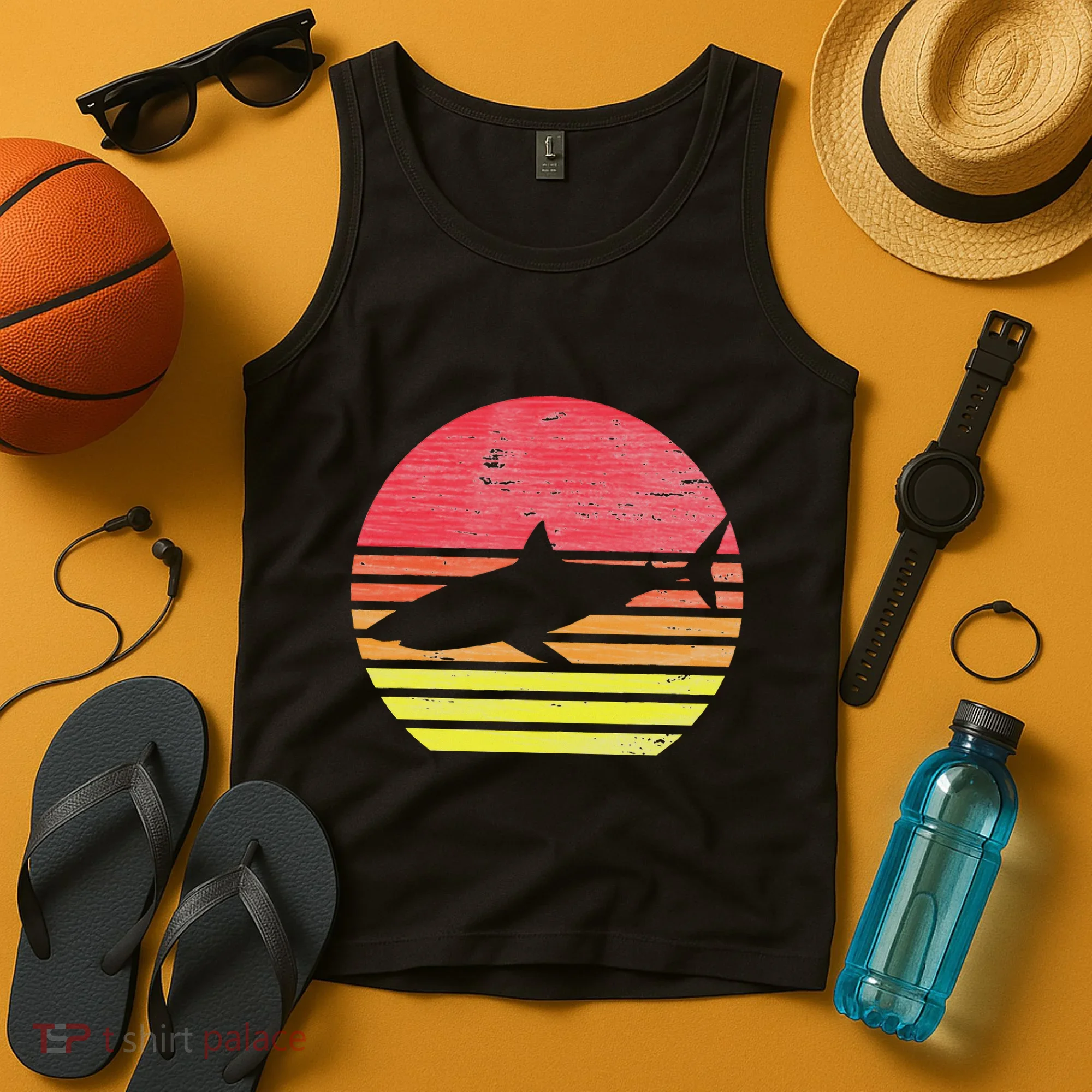Retro Shark Tank Top