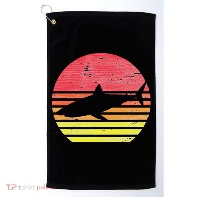 Retro Shark Golf Towel