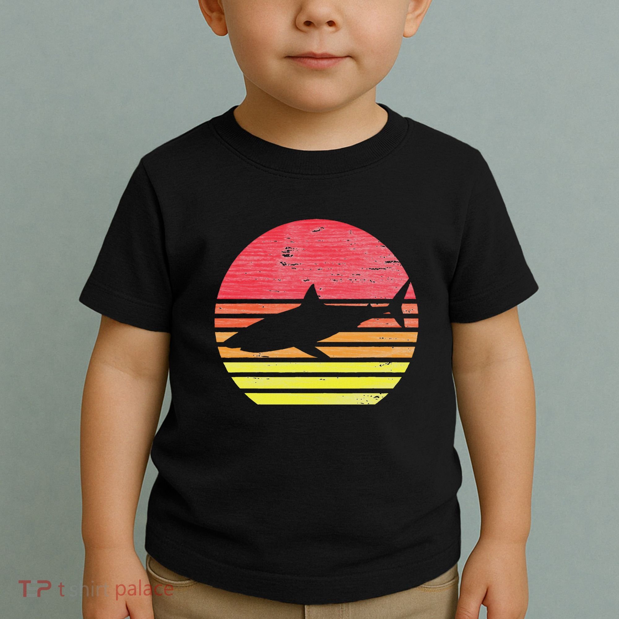 Retro Shark Toddler T-Shirt