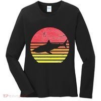 Retro Shark Women's Long Sleeve Shirt thumb 0